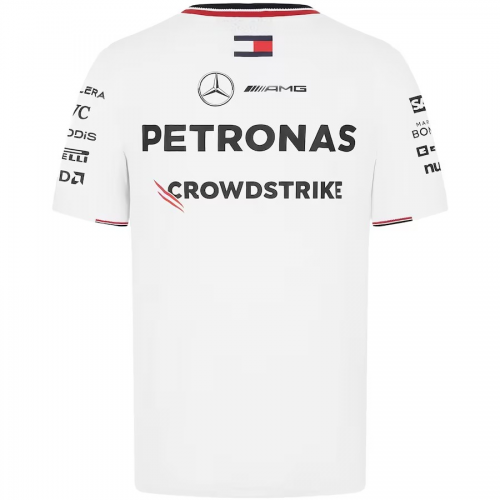 [Super Replica] Mercedes AMG Petronas F1 Team Driver T-Shirt - White 2024