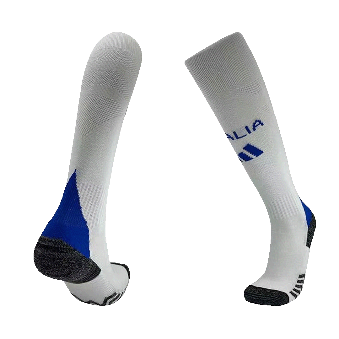 Italy Away Soccer Socks 2024