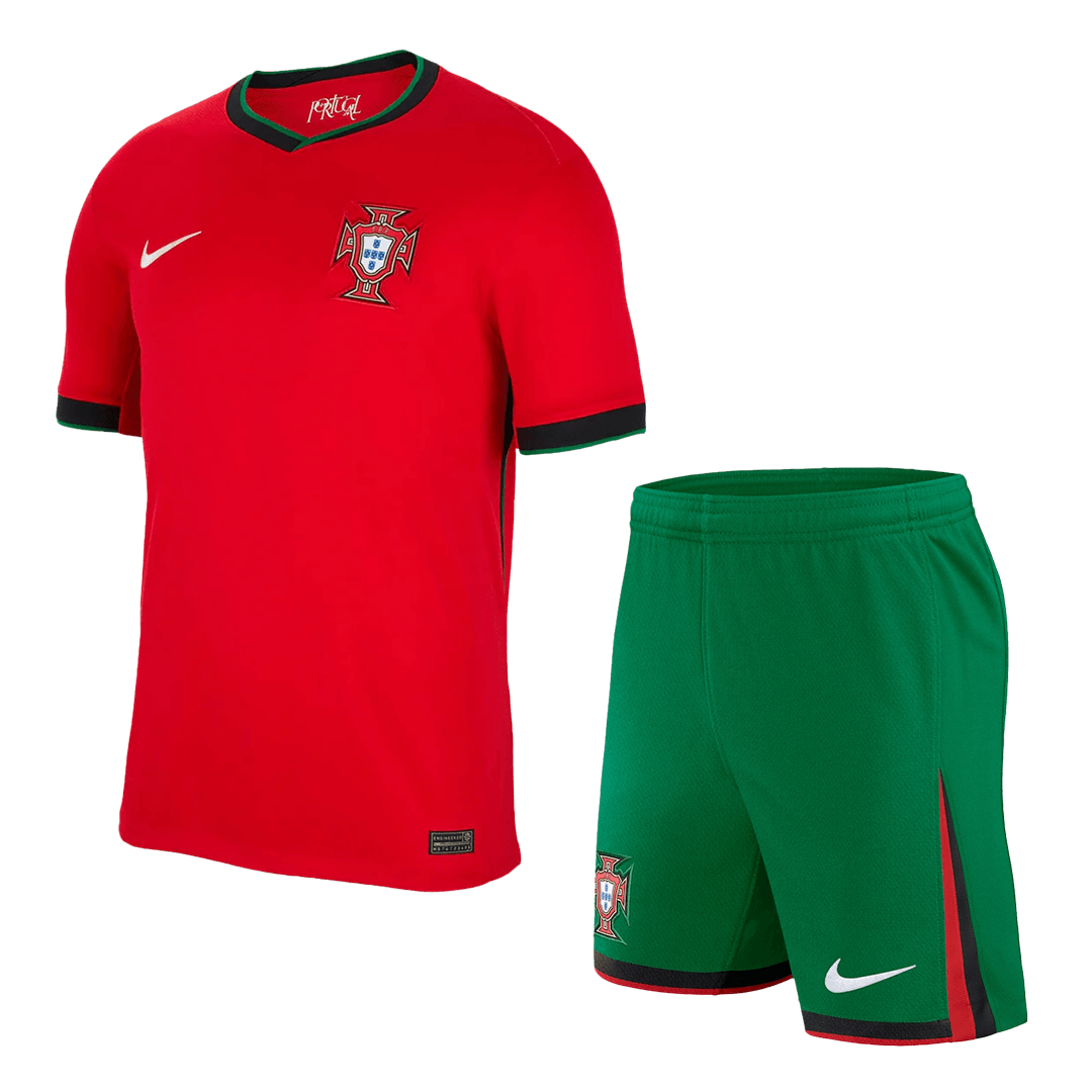 [Super Replica] Portugal Home Kit(Jersey+Shorts) Euro 2024