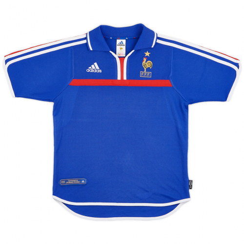 France Retro Jersey Home Eurp Cup 2000