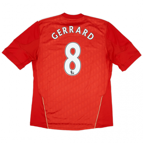 GERRARD #8 Liverpool Retro Jersey Home 2010/12