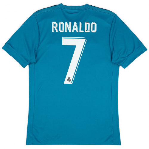 RONALDO #7 Real Madrid Retro Third Jersey 2017/18