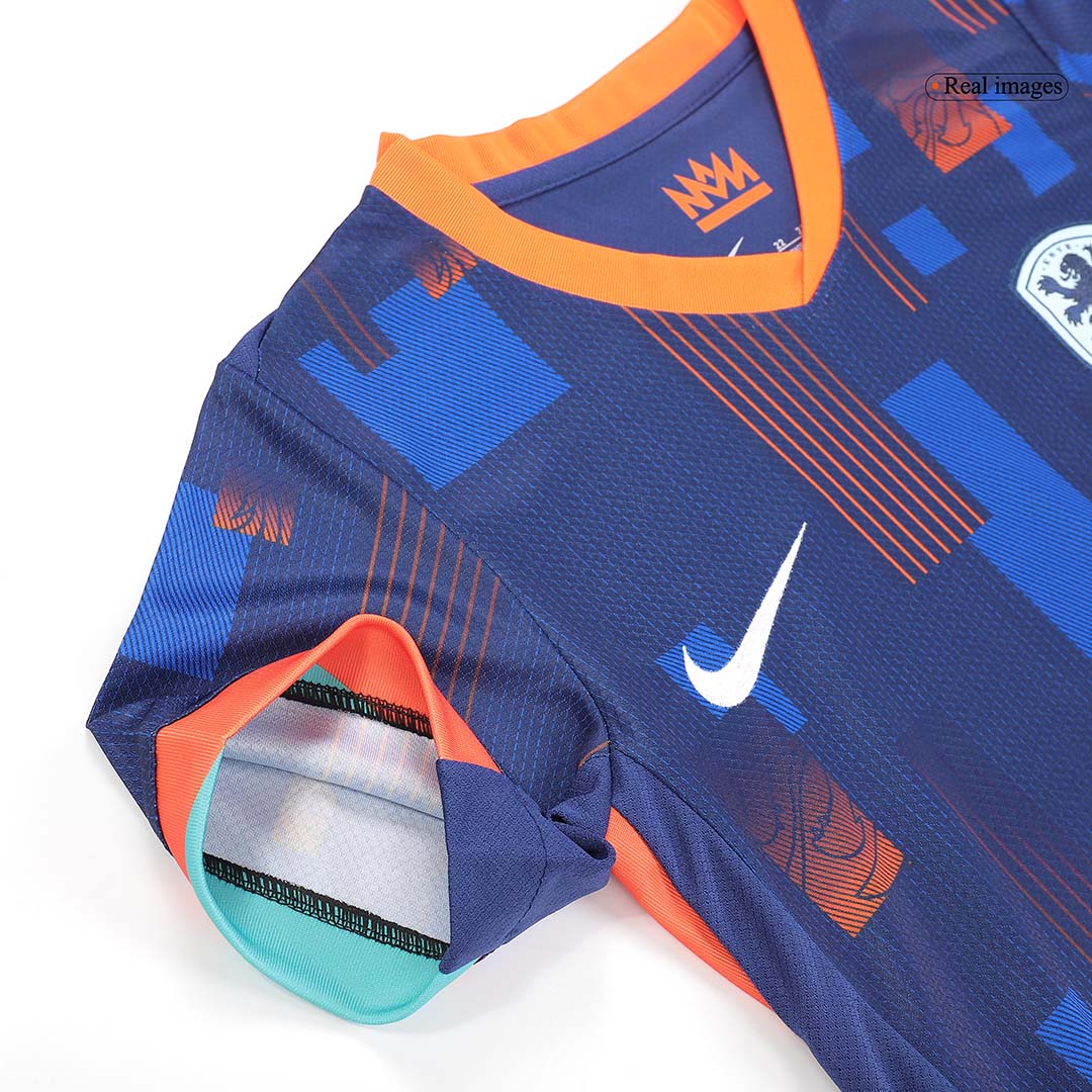 Kids Netherlands Away Jersey Kit Euro 2024