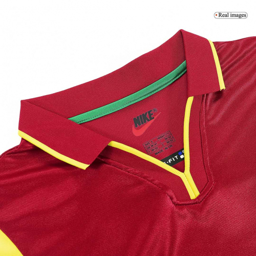 FIGO #7 Portugal Retro Home Jersey 1998