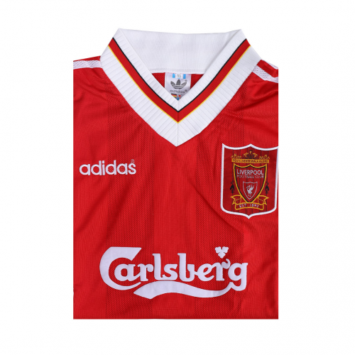 RUSH #9 Liverpool Retro Home Jersey 1995/96