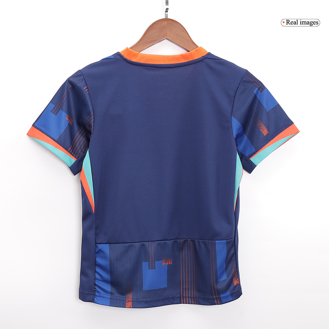 Kids Netherlands Away Jersey Kit Euro 2024