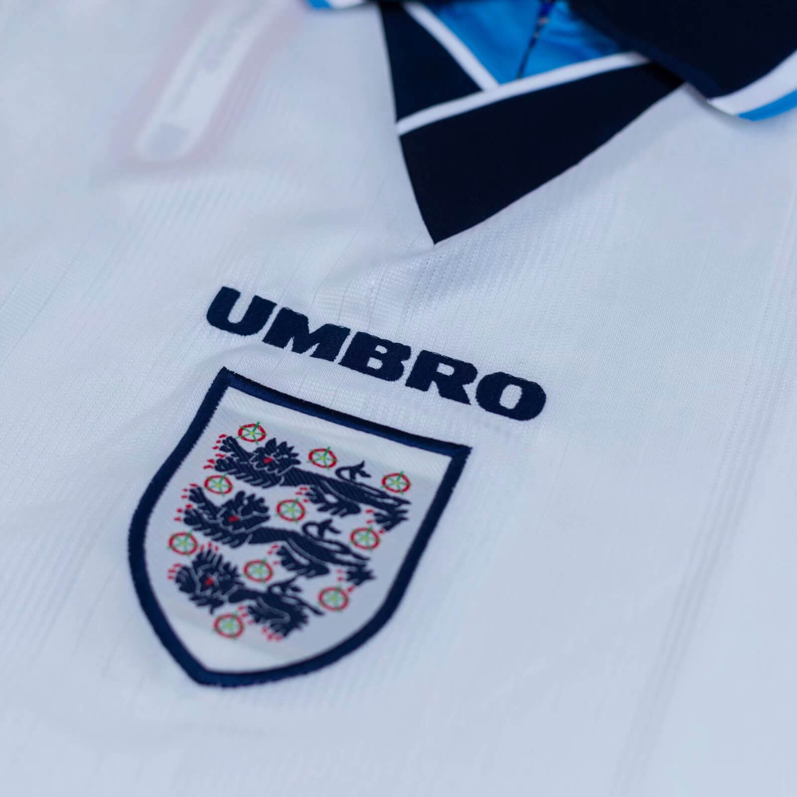 GASCOIGNE #8 England Retro Jersey Home Euro Cup 1996