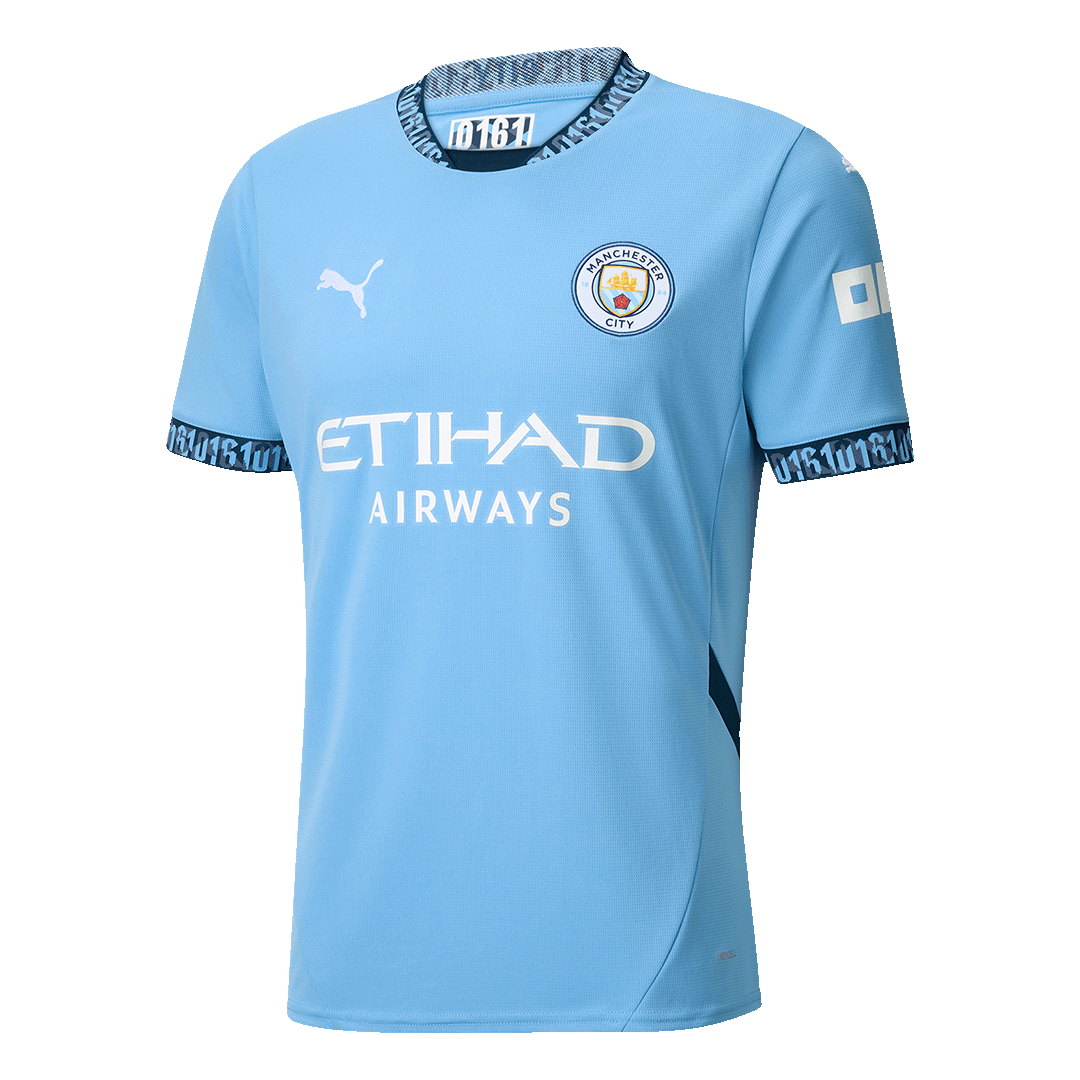 [Super Replica] HAALAND #9 Manchester City Home Jersey 2024/25 - UCL Font