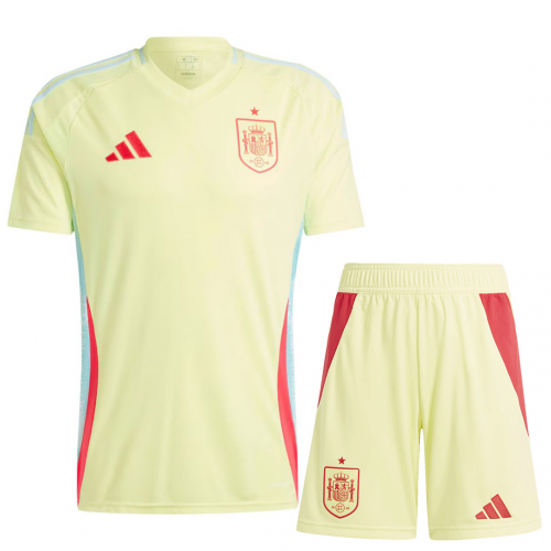 Spain Away Kit(Jersey+Shorts) Euro 2024