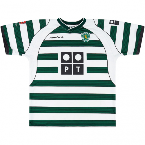 Sporting Lisbon Retro Jersey Home 2002/03