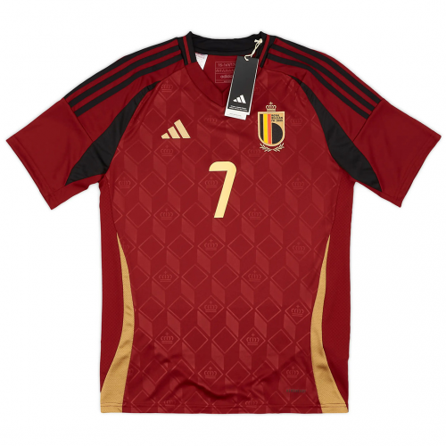 De Bruyne #7 Belgium Home Jersey EURO 2024