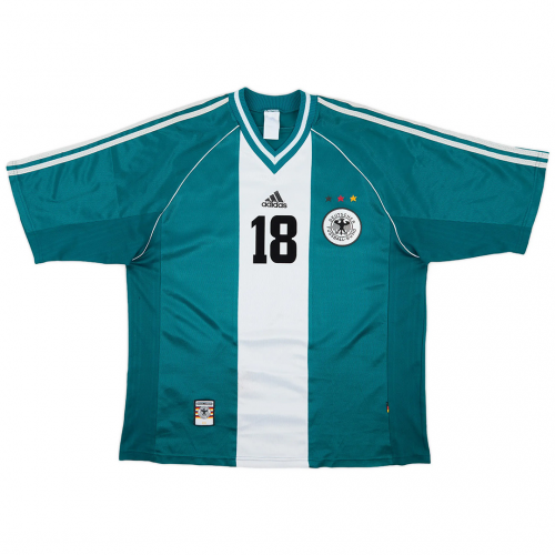 KLINSMANN #18 Germany Retro Away Jersey World Cup 1998