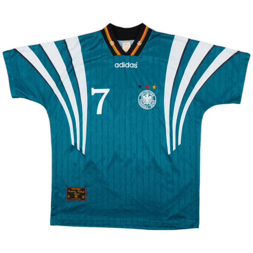 Möller #7 Germany Retro Away Jersey Euro Cup 1996