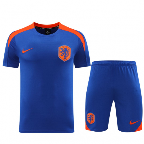 Netherlands Pre-Match Kit Blue Euro 2024