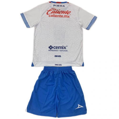 Kids Cruz Azul Away Kit(Jersey+Shorts) 2024/25