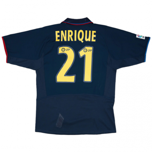 ENRIQUE #21 Retro Barcelona Third Jersey 2002/03