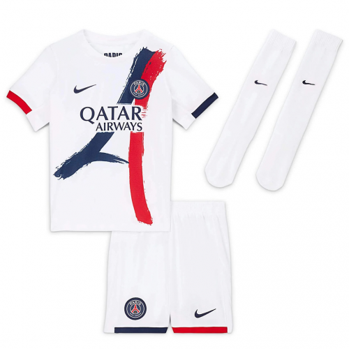 Kids PSG Away Full Kit(Jersey+Shorts+Socks) 2024/25