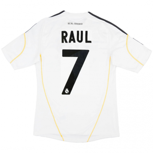 RAUL #7 Retro Real Madrid Home Jersey 2009/10