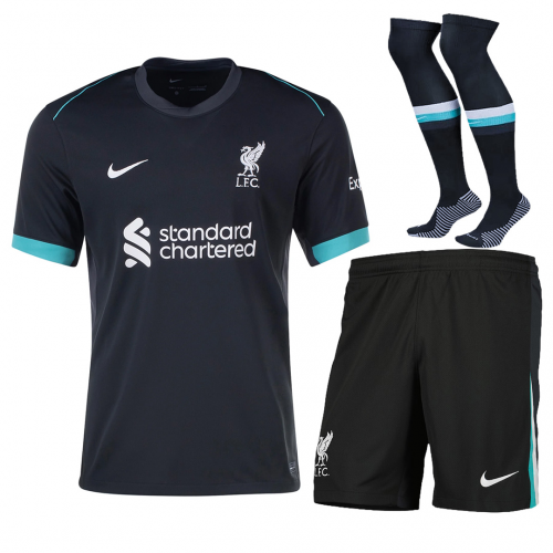 [Super Replica] Liverpool Away Full Jersey Kit 2024/25