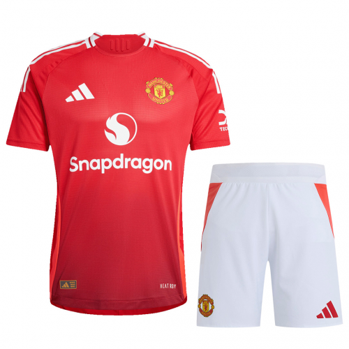 Manchester United Home Match Jersey+Shorts Kit Player Version 2024/25