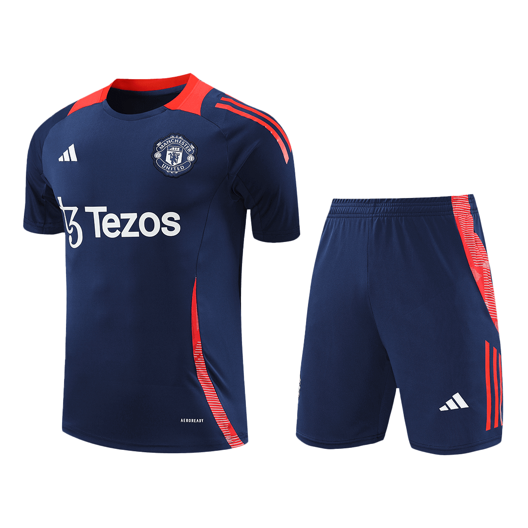 Manchester United Pre-Match Kit(Jersey+Shorts) 2024/25