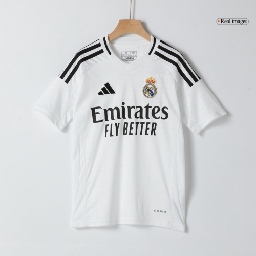 Kids Real Madrid Home Kit(Jersey+Shorts) 2024/25