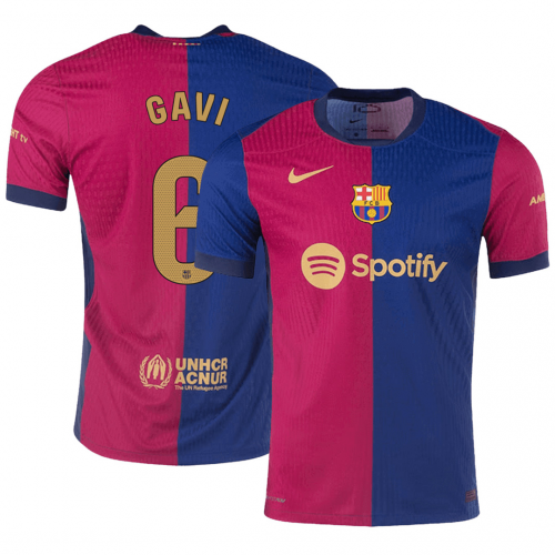 GAVI #6 Barcelona Home Match Jersey 2024/25