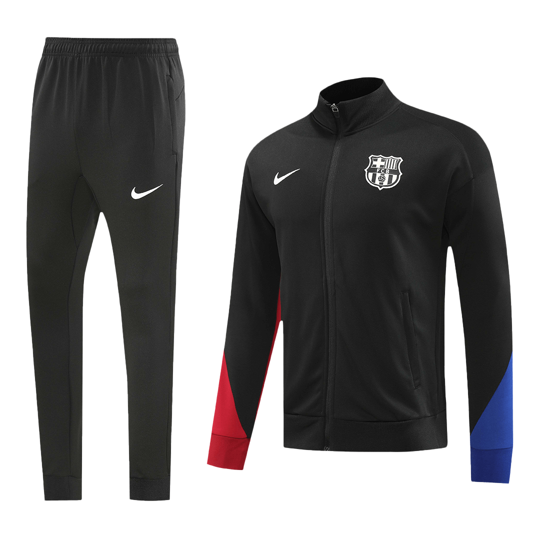 Barcelona Training Jacket Kit (Jacket+Pants) Black 2024/25