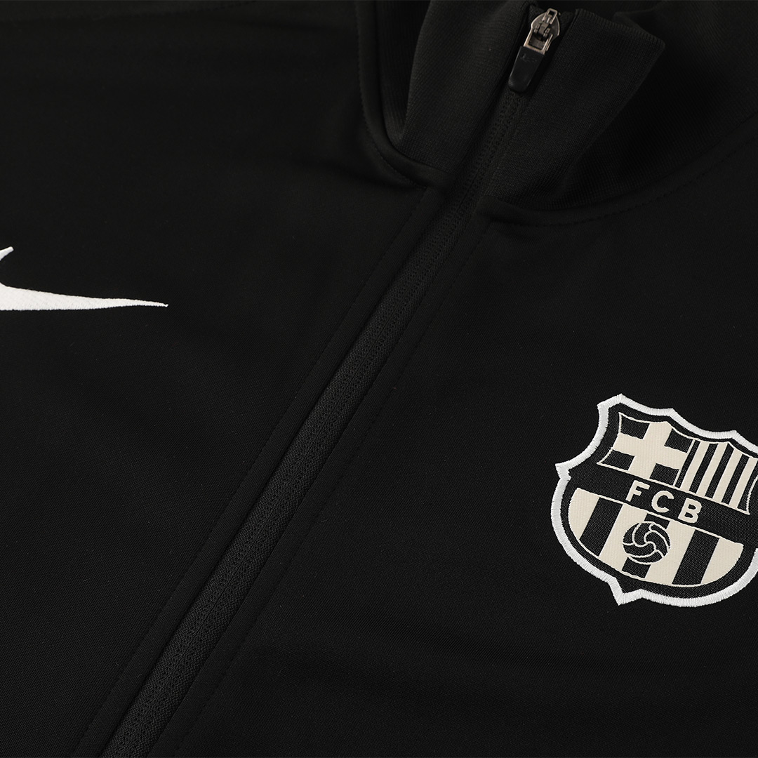 Barcelona Training Jacket Kit (Jacket+Pants) Black 2024/25