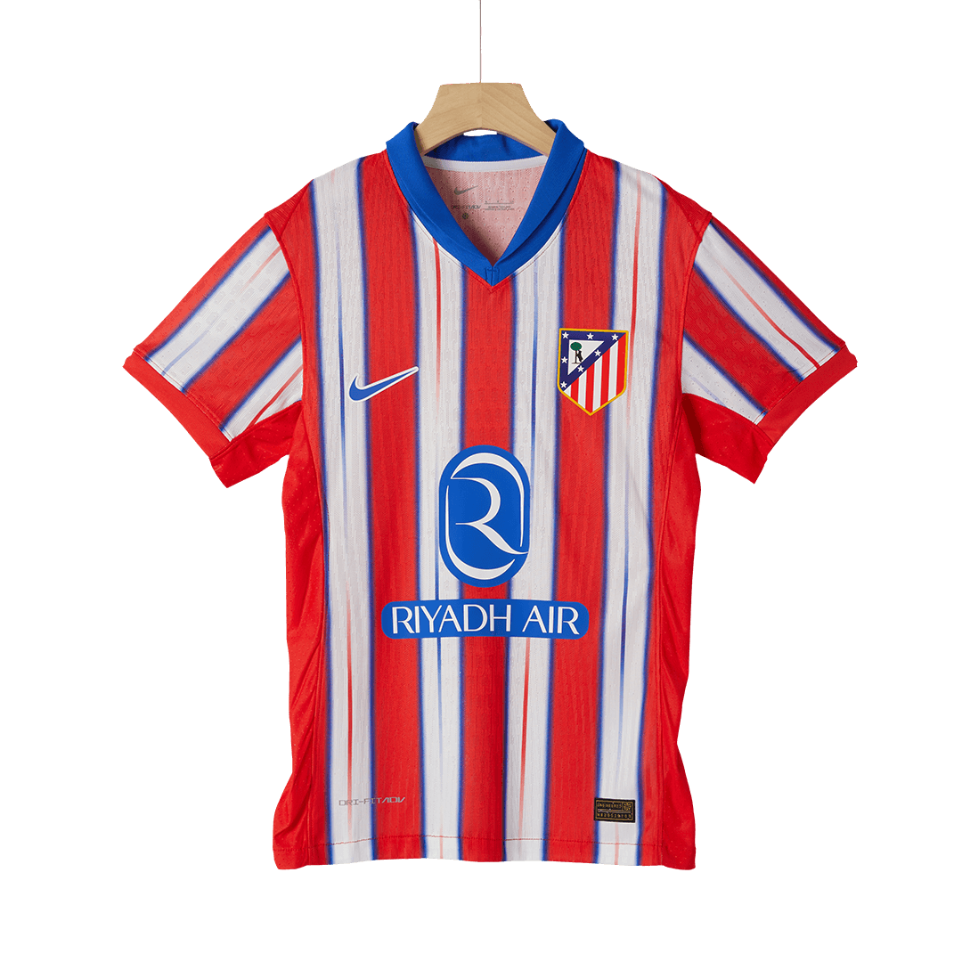 J.ALVAREZ #19 Atletico Madrid Home Jersey Player Version 2024/25