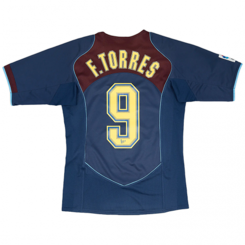 Torres #9 Retro Atletico Madrid Away Jersey 2004/05